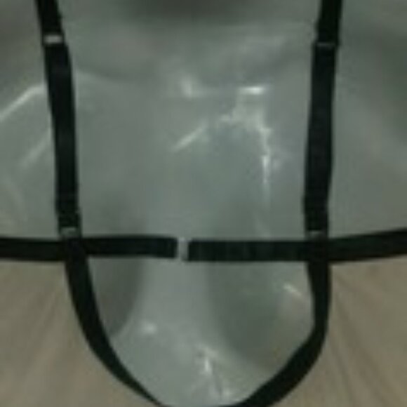 JUAN UC SIZE MEDIUM BODY SUIT NUDE BLACK TRIM & LACE SNAP CROTCH SEXY! NEW - Picture 4 of 6